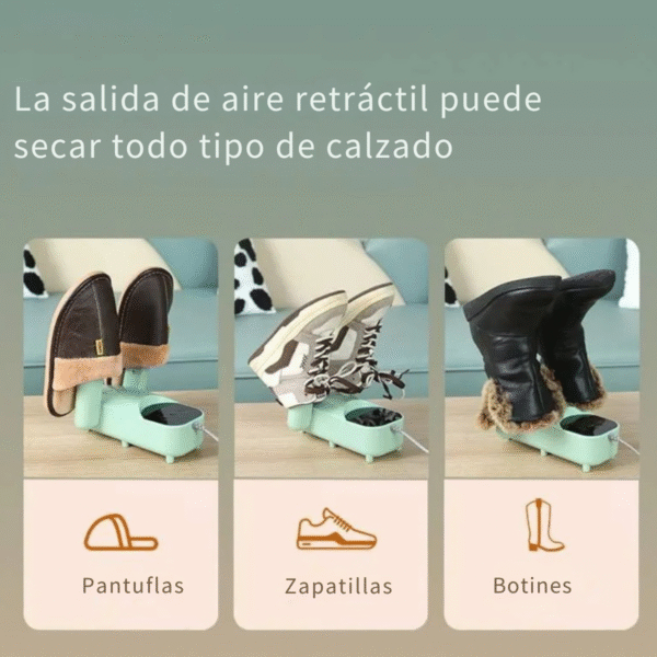1 Secadora de zapatos portátil